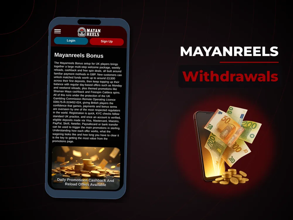 Mayanreels - Withdrawals